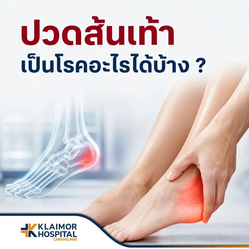 ปวดส้นเท้า เป็นโรคอะไรได้บ้าง